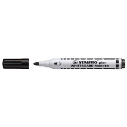 Táblamarker 2,5-3,5mm, kerek hegyű, Stabilo Plan 641/46 fekete