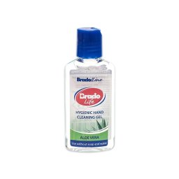 Kéz- és bőrfertőtlenítő gél 50 ml Bradolife aloe vera