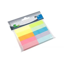 Jelölőcímke 15x50mm, 10x100lap, papír, Info Notes brilliant mix vegyes színek