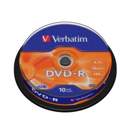 DVD-R 4,7Gb. 16x cake box 10 db/doboz, Philips