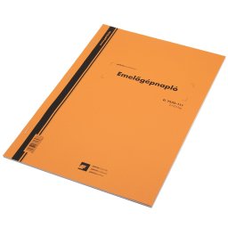 Emelőgépnapló 2+25lapos A4, álló D.7570-111