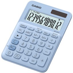 Számológép asztali 12 digit nagy kijelző Casio MS 20 UC világoskék