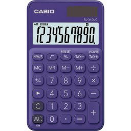 Zsebszámológép 10 digit Casio SL 310 lila