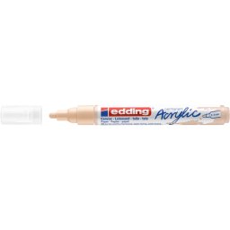 Akril marker 2-3mm, Edding 5100 bézs