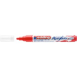 Akril marker 2-3mm, Edding 5100 piros