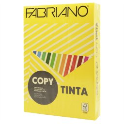 Másolópapír, színes, A4, 160g. Fabriano CopyTinta 250ív/csomag. intenzív sárga/giallo