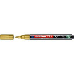 Lakkmarker 1-2mm, kerek Edding 791 arany