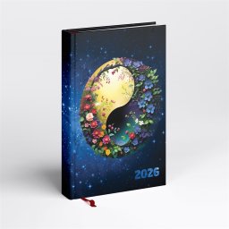 Határidőnapló Picture A/5, napi fehér lapokkal akvarell Realsystem 2027.