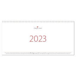 Asztali naptár Oktáv tömb fehér lapokkal 320 × 150 mm Dayliner 2024.