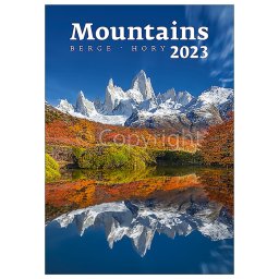 Falinaptár képes 315 × 450 mm Mountains Dayliner 2024.