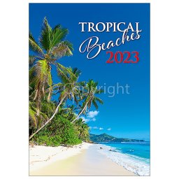 Falinaptár képes 315 × 450 mm Tropical Beaches Dayliner 2023.