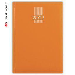 Határidőnapló MyPastel A5 napi krémszínű lapokkal Narancs Dayliner 2024.