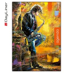 Határidőnapló Colors A5 heti fehér lapokkal Jazz Dayliner 2023.