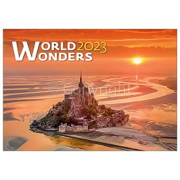 Falinaptár képes 450 × 315 mm World Wonders Dayliner 2024.