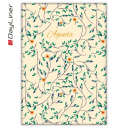 Határidőnapló Colors A5 heti fehér lapokkal Patterns Dayliner 2024.