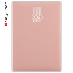 Határidőnapló MyPastel A5 heti krémszínű lapokkal Púder Dayliner 2024.