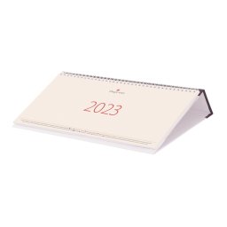 Asztali naptár Kódex fekvő fehér lapokkal fekete 320 × 150 mm Dayliner 2024.