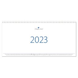 Asztali naptár Club tömb fehér lapokkal 320 × 150 mm Dayliner 2024.