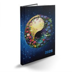 Határidőnapló Picture B/5, heti fehér lapokkal akvarell Realsystem 2027.