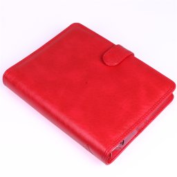 Gyűrűs kalendárium műbőr L méret 195x236 mm Realsystem bordó