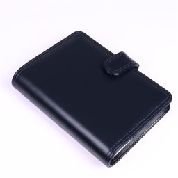 Gyűrűs kalendárium műbőr M méret 135x195 mm Realsystem kék