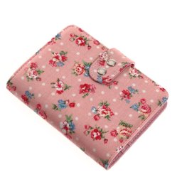 Gyűrűs kalendárium Vintage textil S méret 110x150 mm Realsystem pink
