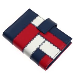 Gyűrűs kalendárium műbőr elemek speciális tűzéssel S méret 110x150 mm Realsystem trikolor