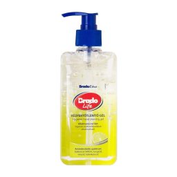 Kéz- és bőrfertőtlenítő gél pumpás 500 ml Bradolife citrom