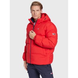 Tommy Jeans Pehelykabát Essential DM0DM15447 Piros Regular Fit