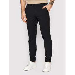 Jack&Jones Szövet nadrág Marco 12159954 Fekete Slim Fit