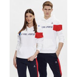 Le Coq Sportif Pulóver Unisex 2310015 Fehér Regular Fit