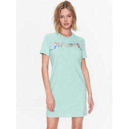 Just Cavalli Hétköznapi ruha 74PBOG00 Zöld Regular Fit