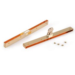 Keret táskakészítéshez, 12cm, rózsaszínű arany, 750726