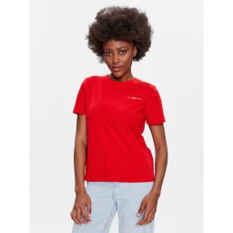 Tommy Hilfiger Póló 1985 WW0WW37877 Piros Regular Fit
