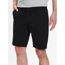Guess Szövet rövidnadrág Daniel M3GD05 WFBW3 Fekete Skinny Fit