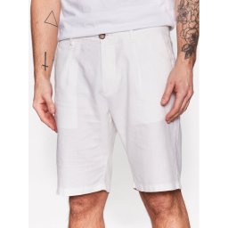 Pepe Jeans Szövet rövidnadrág Arkin Short Linen PM800913 Ekru Relaxed Fit