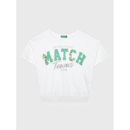 United Colors Of Benetton Póló 3096C10BA Fehér Boxy Fit
