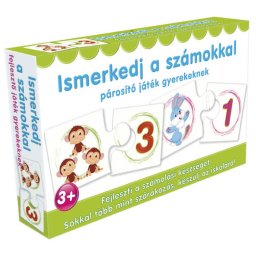 Ismerkedj a számokkal fejlesztő játék gyerekeknek