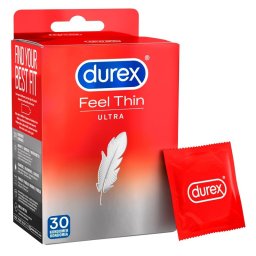 Durex - Feel Ultra Thin extravékony óvszer (30 db)
