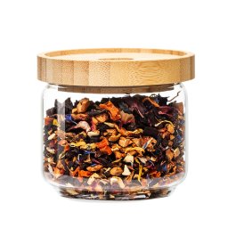 Klarstein Tárolóedény, bambusz fedéllel, 300 ml, egymásra helyezhető, légmentesen zárható (BW-10273-006)