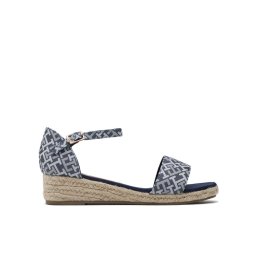Tommy Hilfiger Espadrilles Rope Wedge Sandal Denim T3A7-32776-0048 S Kék