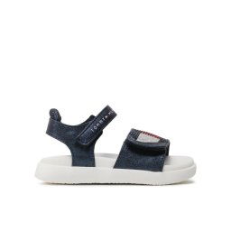 Tommy Hilfiger Szandál Strass Heart Velcro Sandal T1A2-32752-1367 M Sötétkék