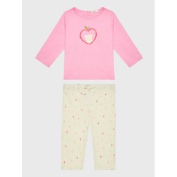 United Colors Of Benetton Felső és leggins szett 3QMFA102G Rózsaszín Regular Fit