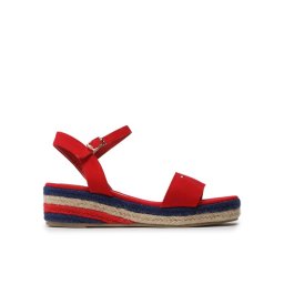 Tommy Hilfiger Espadrilles Rope Wedge T3A7-32778-0048300 S Piros
