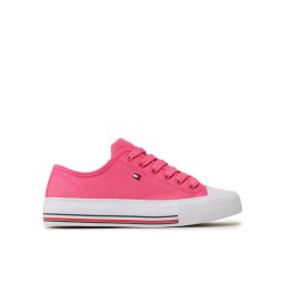 Tommy Hilfiger Tornacipő Low Cut Lace-Up T3A9-32677-0890313 S Rózsaszín
