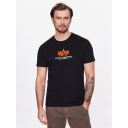 Alpha Industries Póló Basic 100501RB Fekete Regular Fit