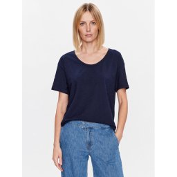 United Colors Of Benetton Póló 3BVXD1033 Sötétkék Relaxed Fit