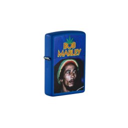 49238 Zippo öngyújtó királykék, Bob Marley arckép és logó