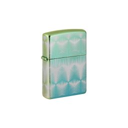 49813 Zippo öngyújtó magasfényű pávakék, mintával