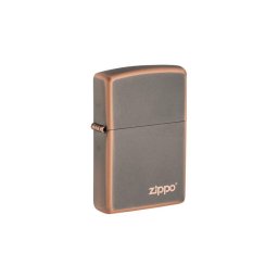 49839ZL Zippo öngyújtó rusztikus bronz, Zippo logó